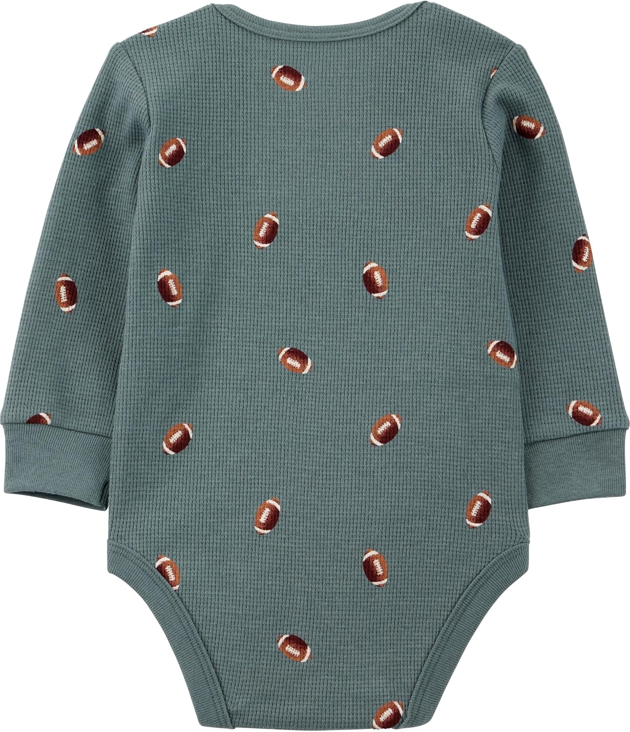 image:imageSimple Joys by Carters Baby Boys 4pack Longsleeve BodysuitBrown Football