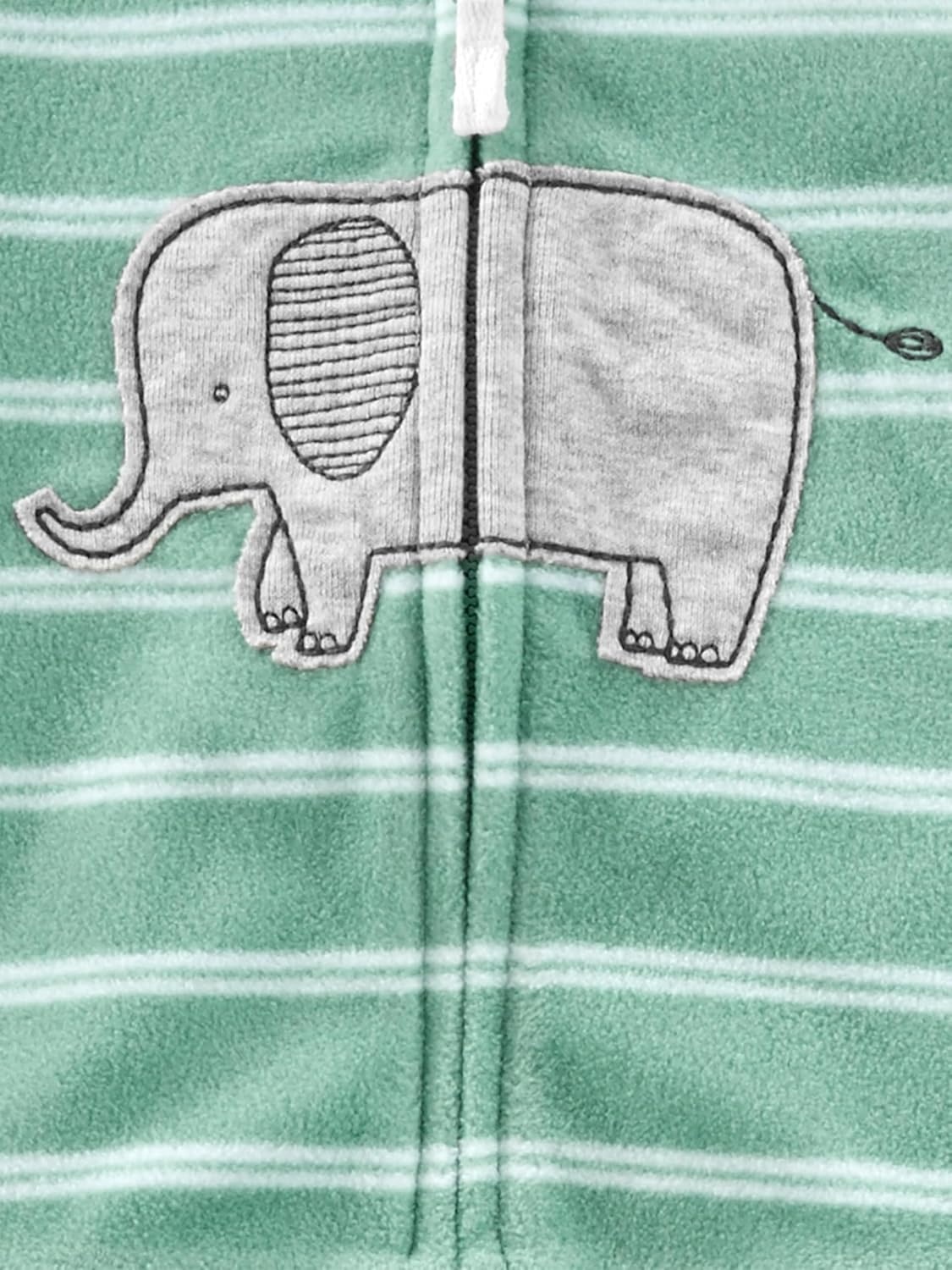 image:imageSimple Joys by Carters Baby Boys 4piece Jacket Pant and Bodysuit SetDark GreyGreyMint Green ElephantWhite Forest Animals