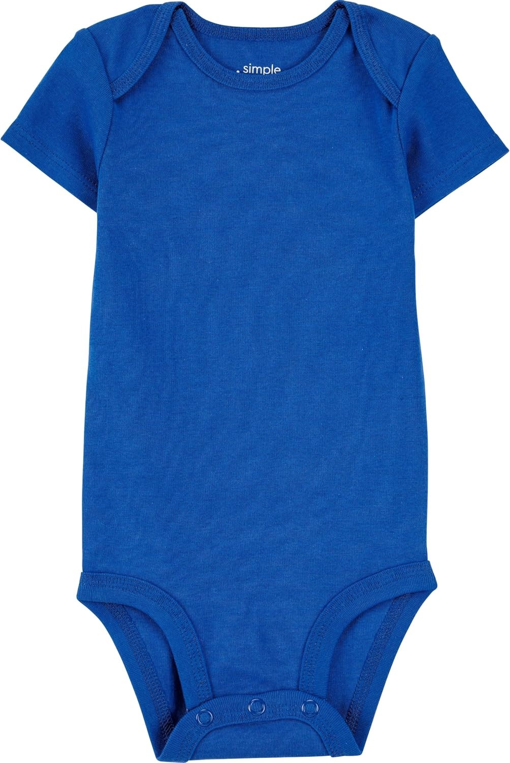 image:imageSimple Joys by Carters Baby Boys 6Pack ShortSleeve BodysuitBlueOrangeMint Green
