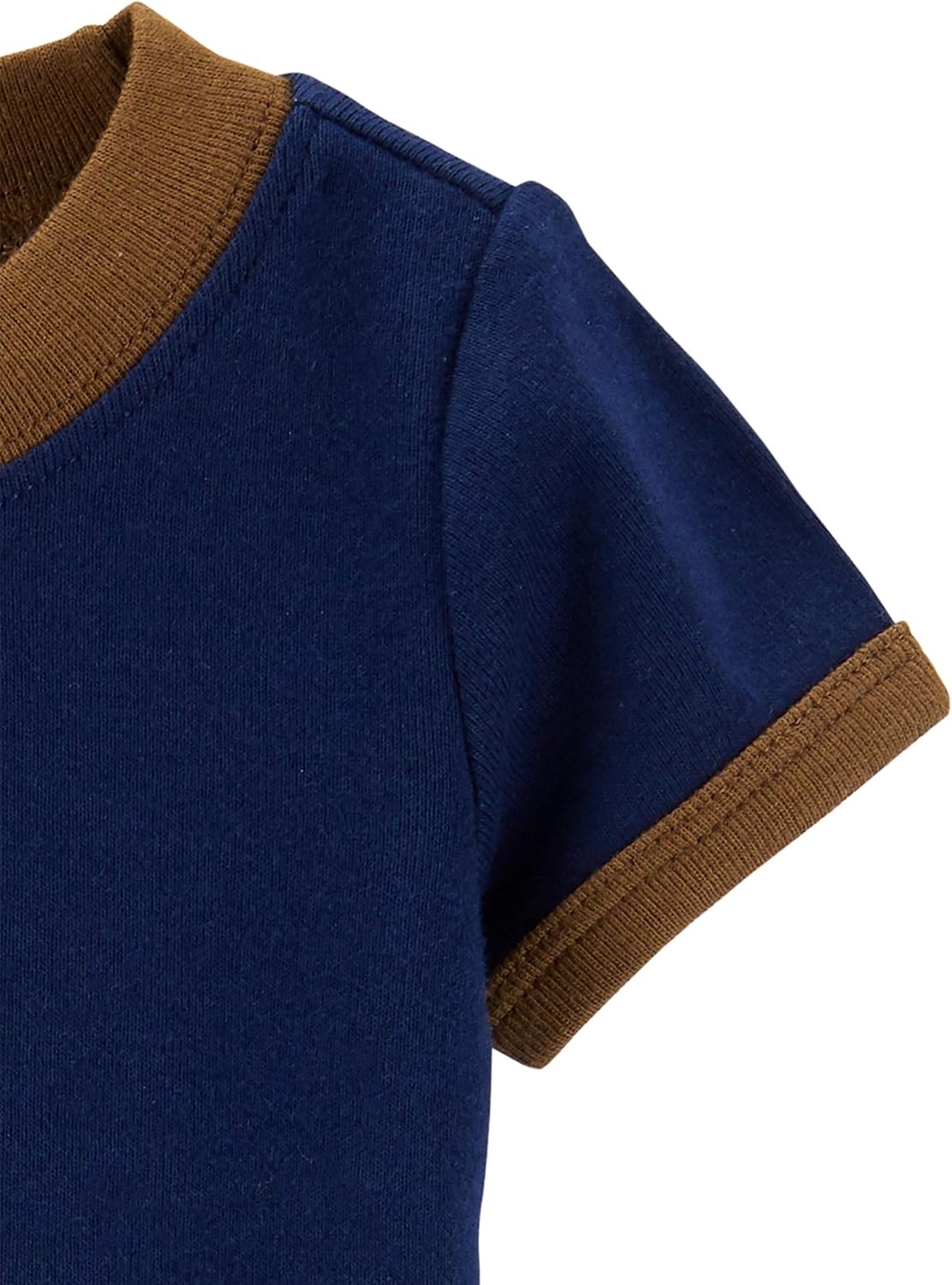 image:imageSimple Joys by Carters Baby Boys 6Pack ShortSleeve BodysuitBurgundyGreenNavy