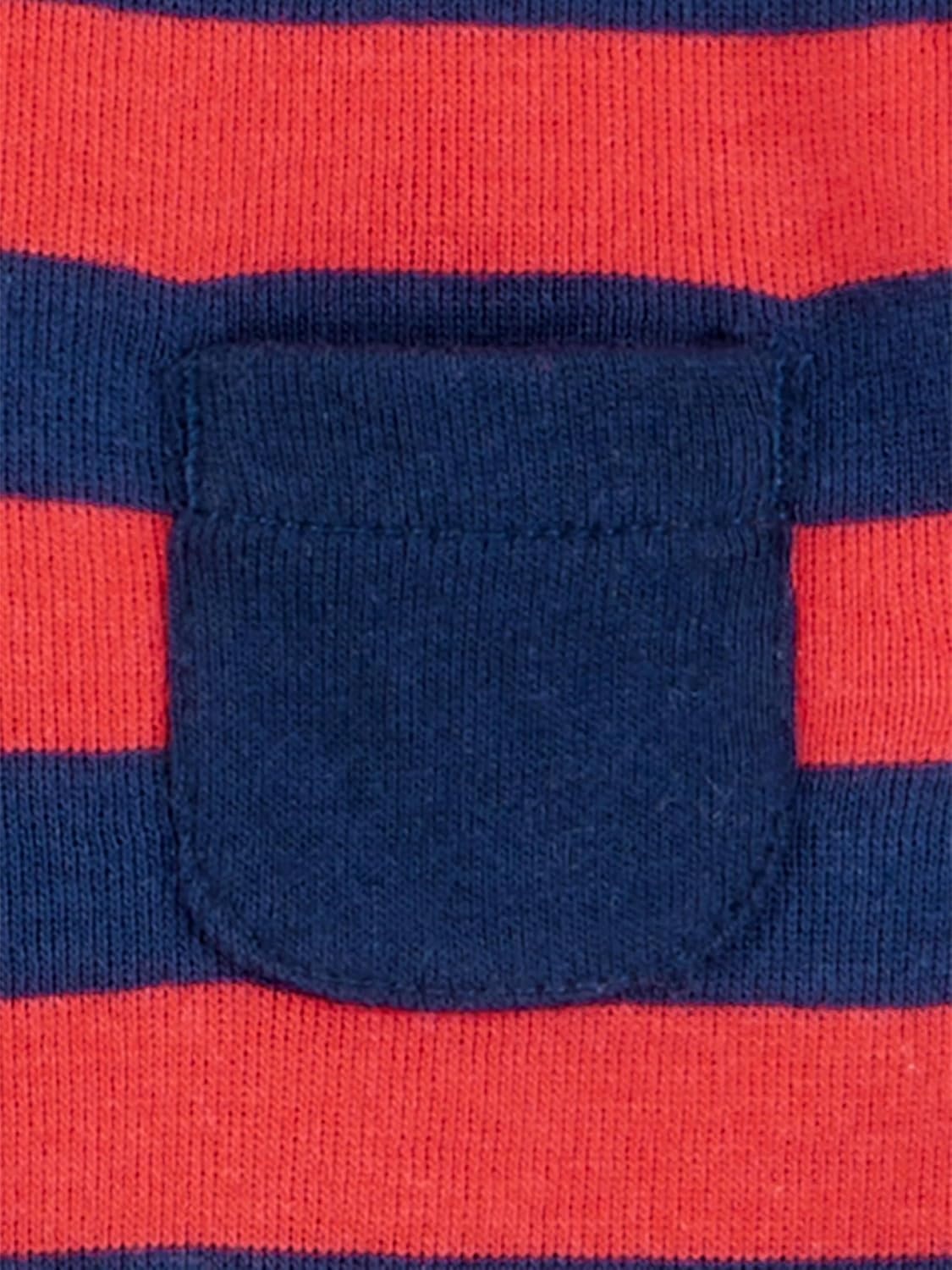 image:imageSimple Joys by Carters Baby Boys 6Pack ShortSleeve BodysuitColor BlockRugby Stripe