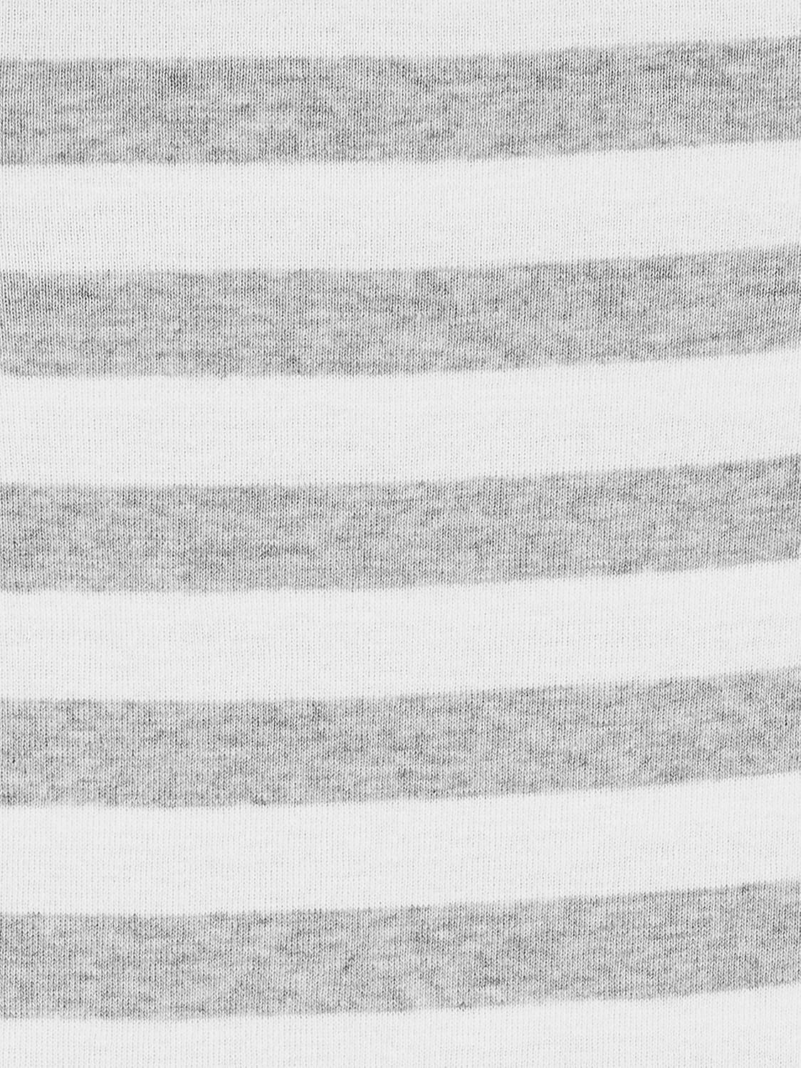 image:imageSimple Joys by Carters Baby Boys 6Pack ShortSleeve BodysuitGreyNavyWhiteMulti Stripe
