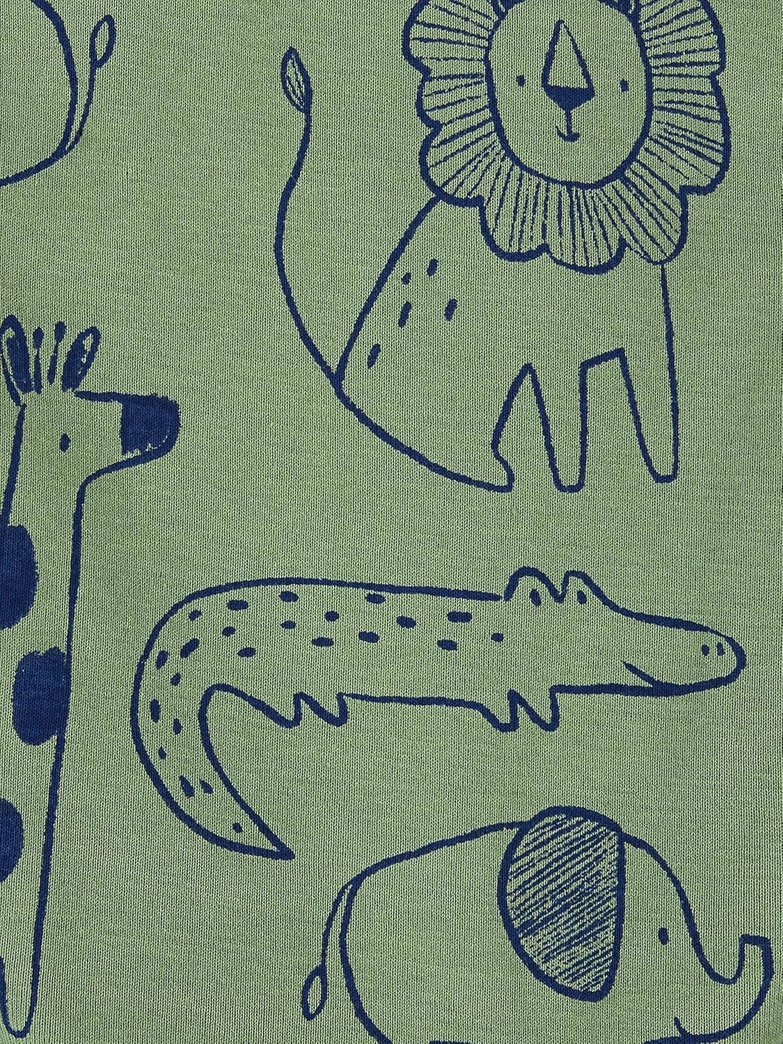 image:imageSimple Joys by Carters Baby Boys 6Pack ShortSleeve BodysuitMulticolorAlligatorForest AnimalsStripe
