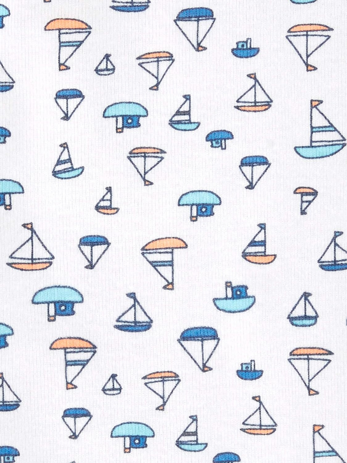 image:imageSimple Joys by Carters Baby Boys 6Pack ShortSleeve BodysuitMulticolorSailboatsStripe