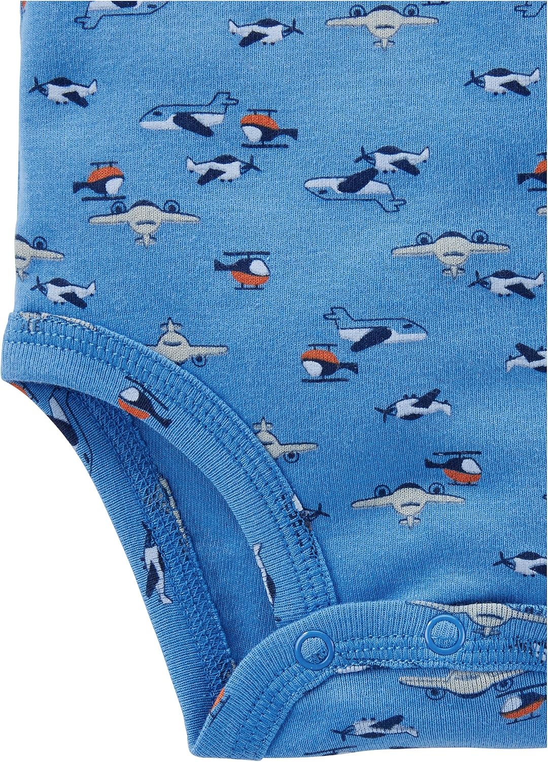 image:imageSimple Joys by Carters Baby Boys LongSleeve Bodysuit Pack of 5BodysuitBlueGreyWhite