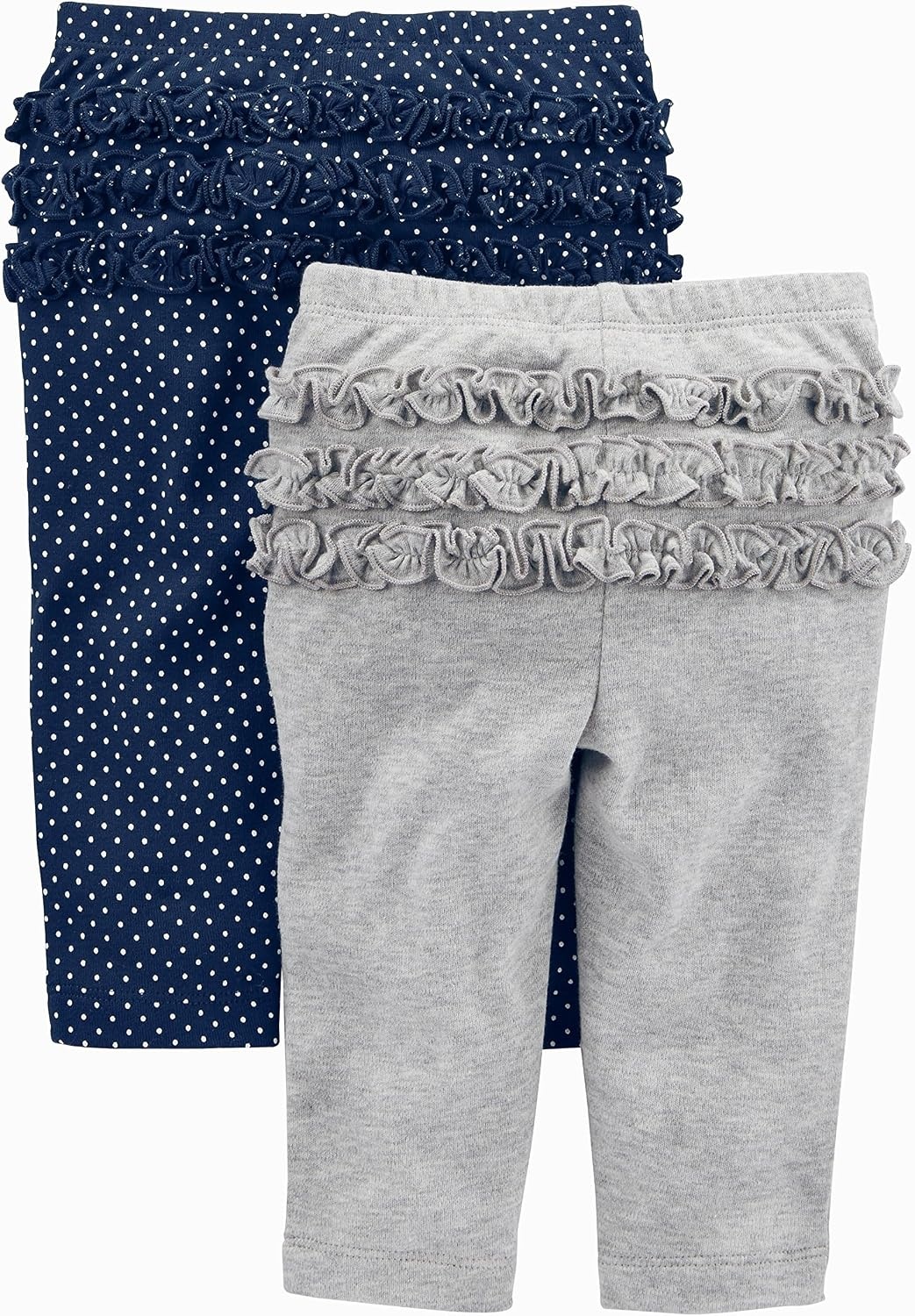image:imageSimple Joys by Carters Baby Girls 4Pack PantCoral PinkGreyNavy DotsPink