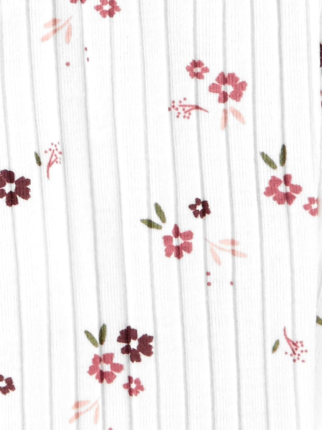 image:imageSimple Joys by Carters Baby Girls 4Pack PantGreyPinkPlumWhite Flowers