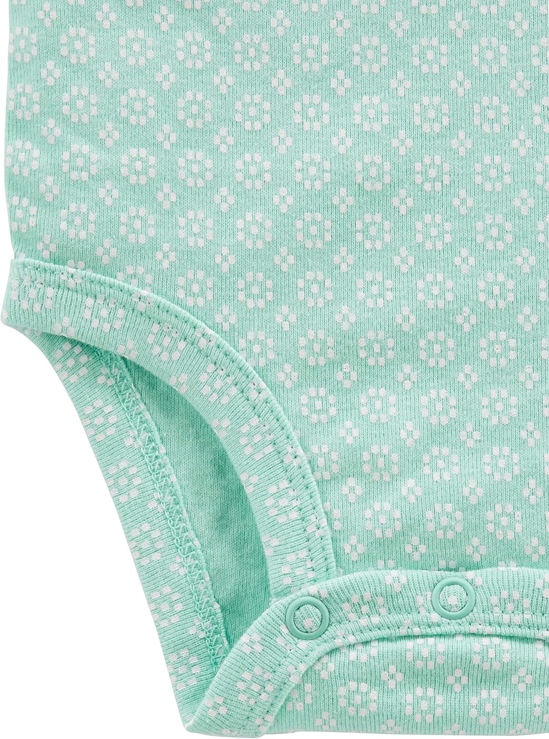 image:imageSimple Joys by Carters Baby Girls 5pack Longsleeve BodysuitMint GreenNavy DotsPinkButterfliesFloral