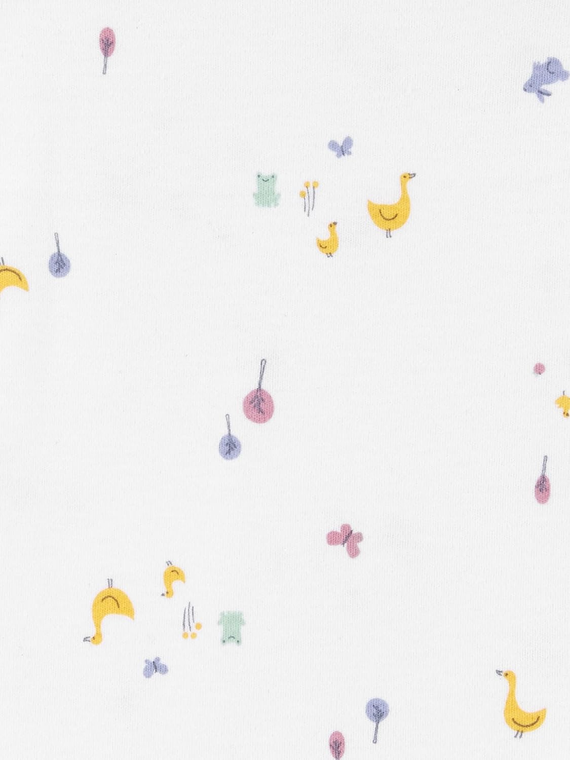 image:imageSimple Joys by Carters Baby Girls 6 Pack Short Sleeve BodysuitMulticolorButterfliesDotsDucksStripe