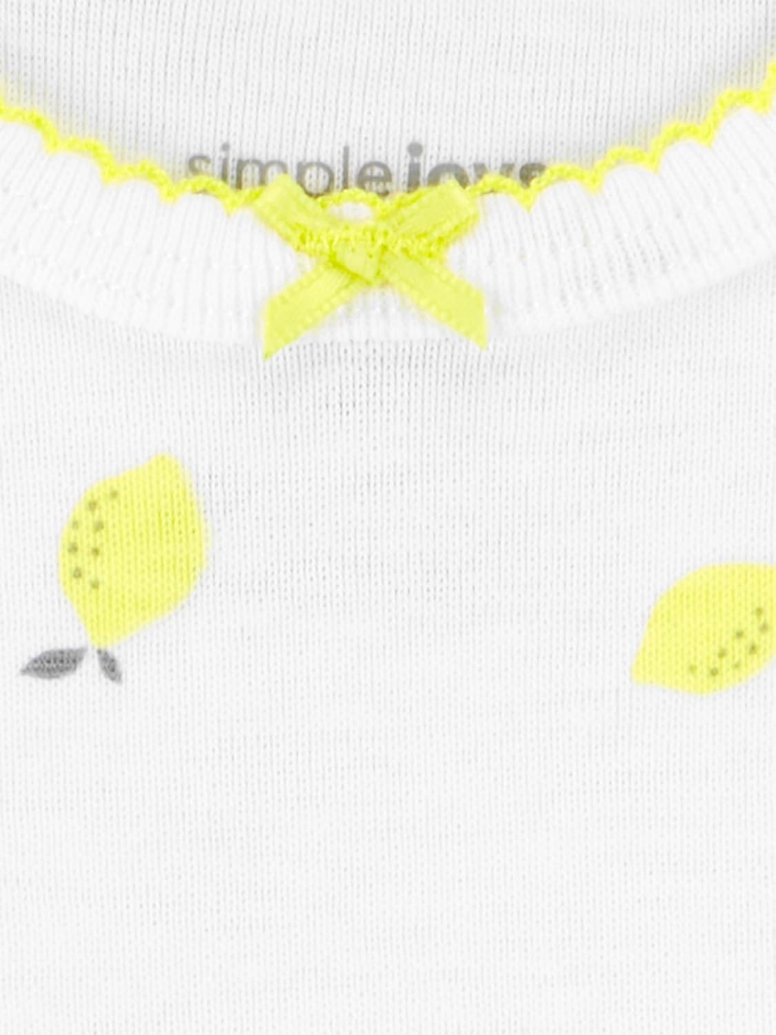 image:imageSimple Joys by Carters Baby Girls 6 Pack Short Sleeve BodysuitMulticolorDinosaurFloralForest AnimalsFruitHearts