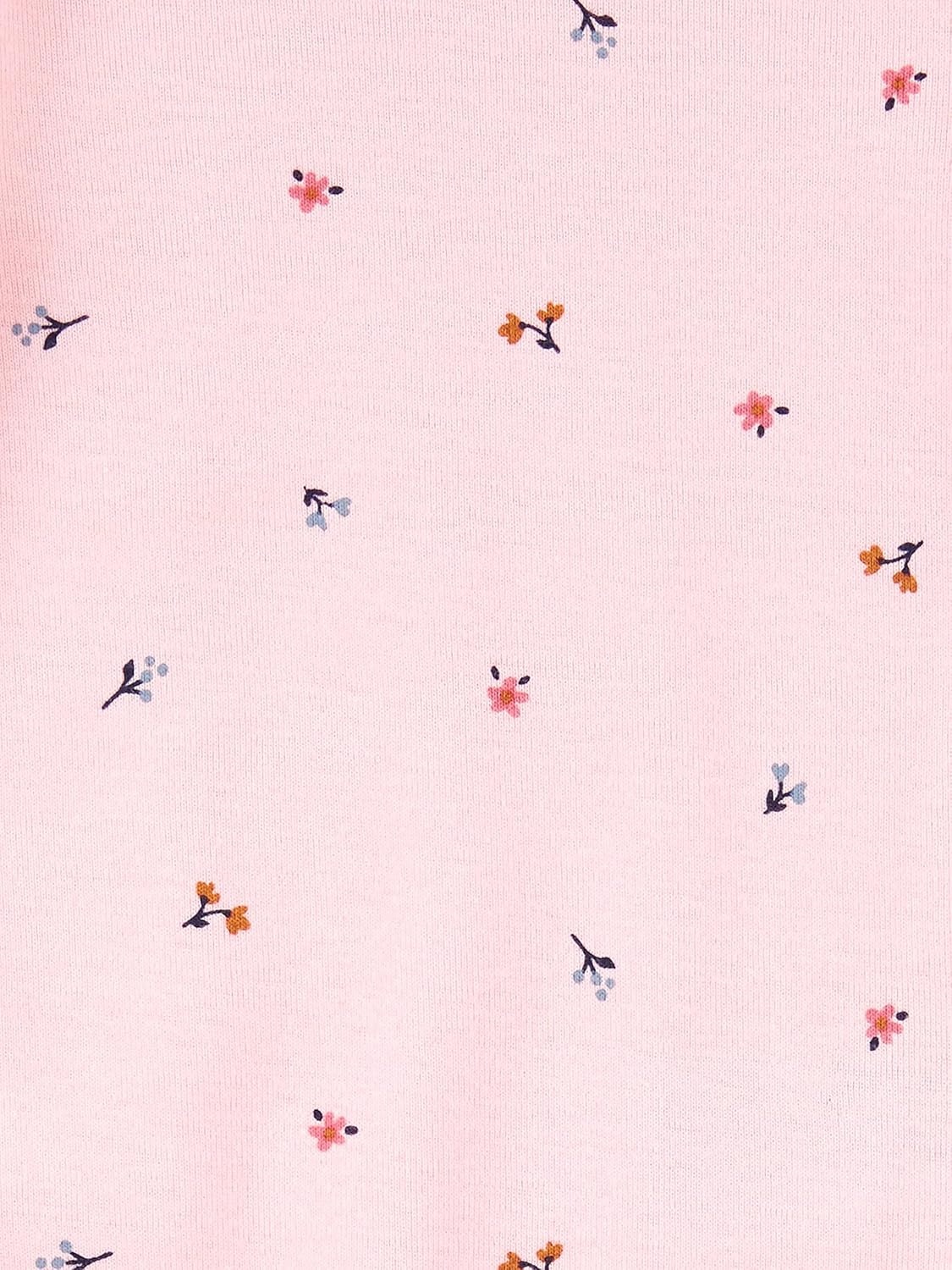 image:imageSimple Joys by Carters Baby Girls 6 Pack Short Sleeve BodysuitMulticolorDitsy FloralFloralPolka DotTropical