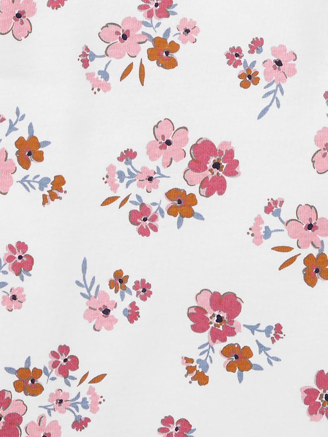 image:imageSimple Joys by Carters Baby Girls 6 Pack Short Sleeve BodysuitMulticolorDitsy FloralFloralPolka DotTropical