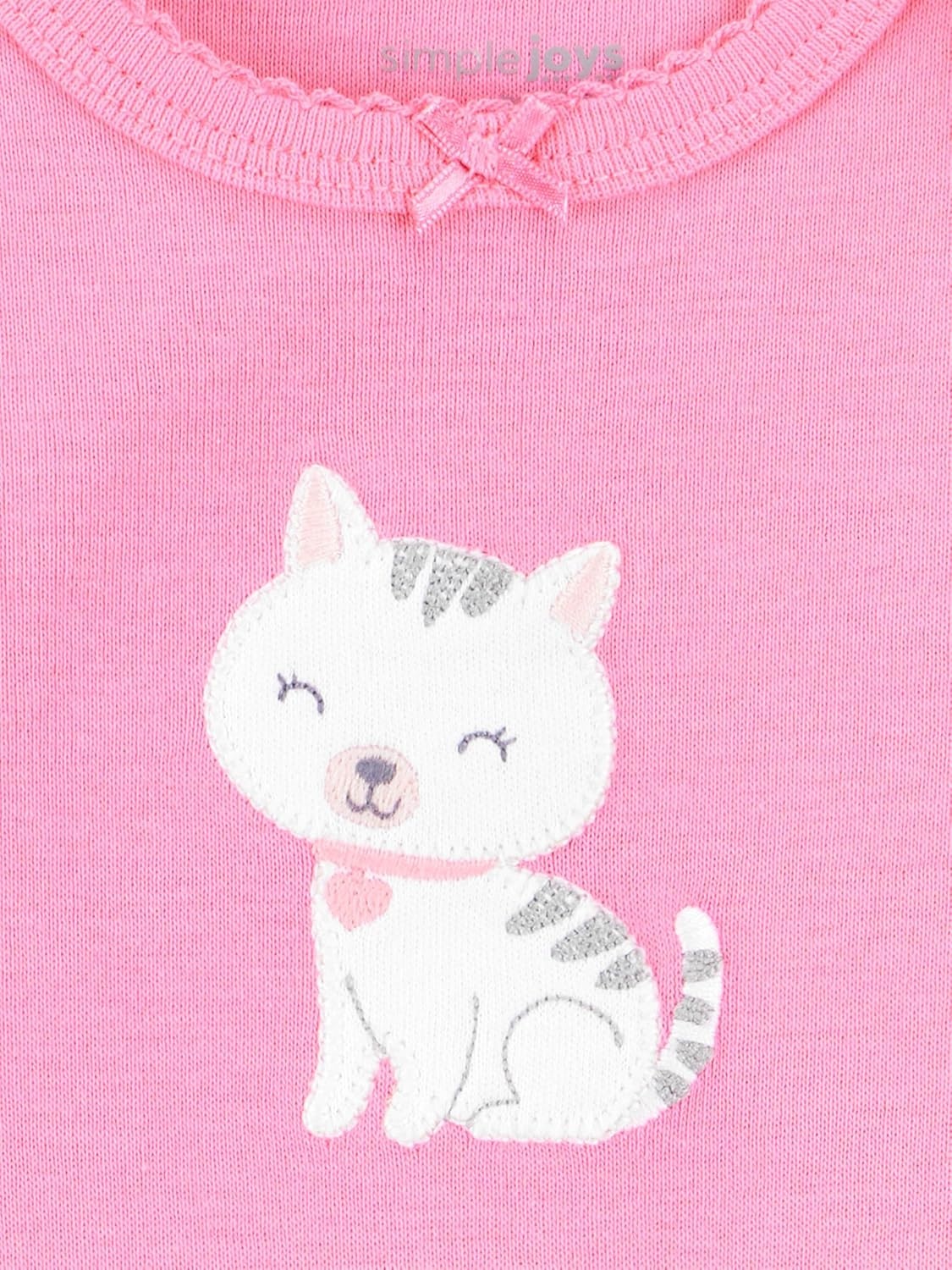 image:imageSimple Joys by Carters Baby Girls 6 Pack Short Sleeve BodysuitPinkYellow