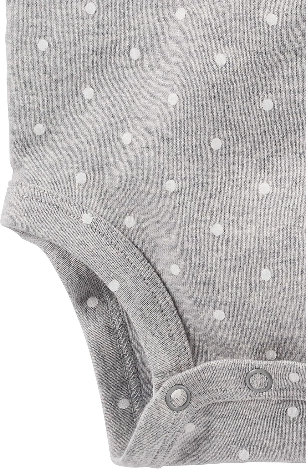 image:imageSimple Joys by Carters Baby Girls 6piece Bodysuits Short and Long Sleeve and Pants SetAqua Green ElephantGrey DotsPink StripeWhite Forest Animals
