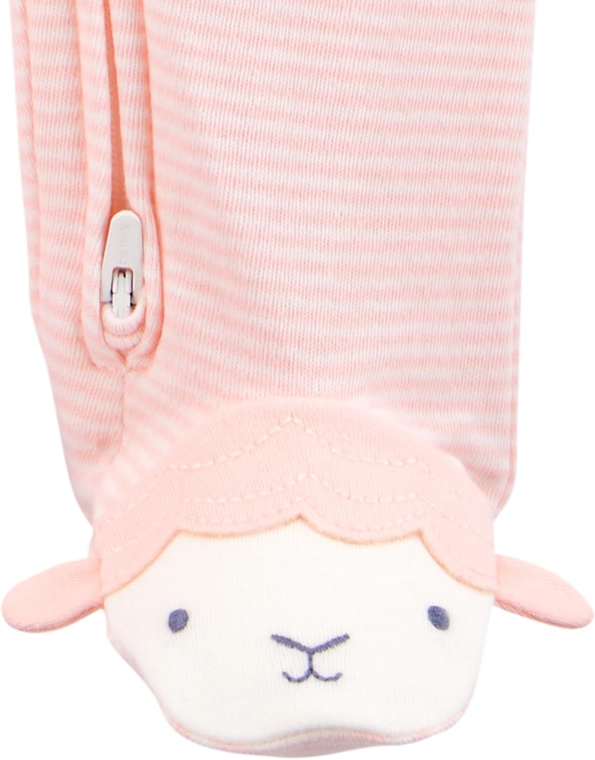 image:imageSimple Joys by Carters Baby Girls Cotton Footed Sleep and Play Pack of 2Pink Giraffe