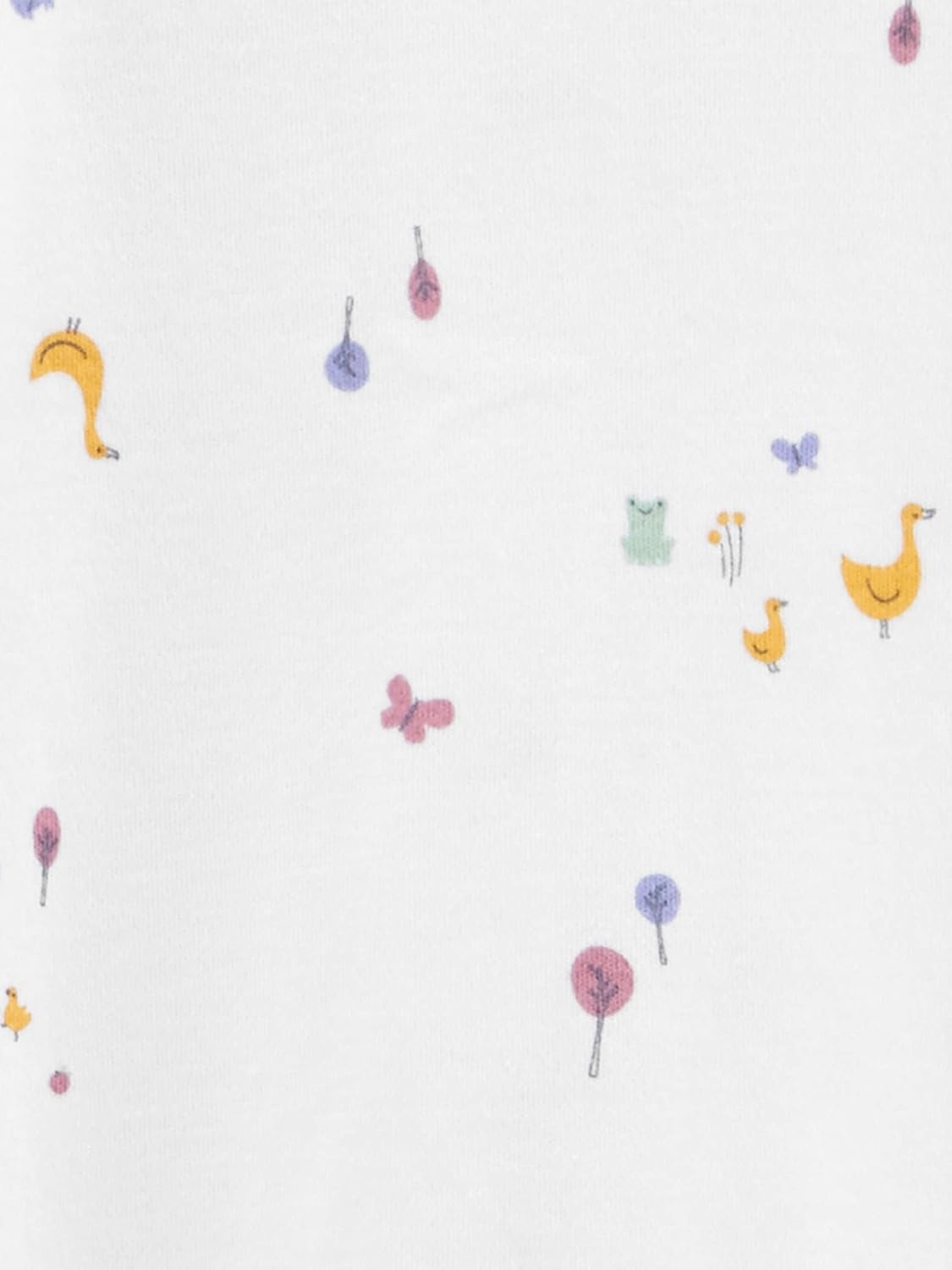 image:imageSimple Joys by Carters Baby Girls Cotton Footed Sleep and Play Pack of 2Purple Polka DotWhite Ducks