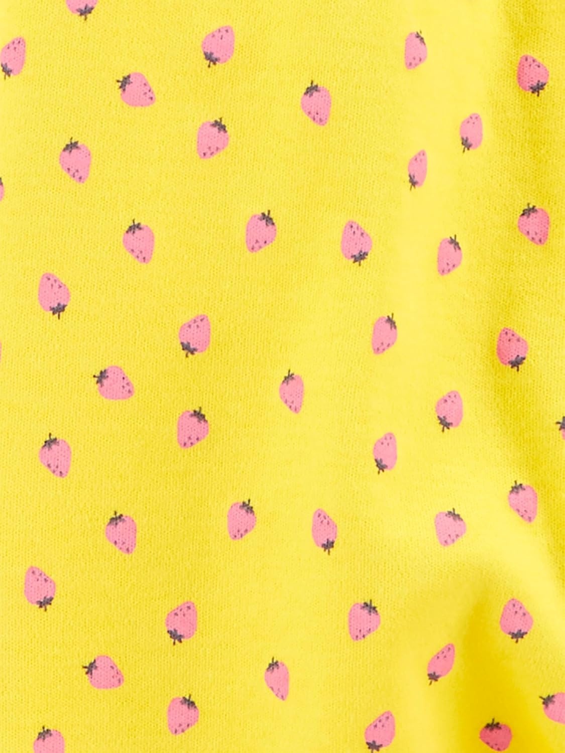 image:imageSimple Joys by Carters Baby Girls Cotton Footed Sleep and Play Pack of 2White GiraffeYellow Strawberries