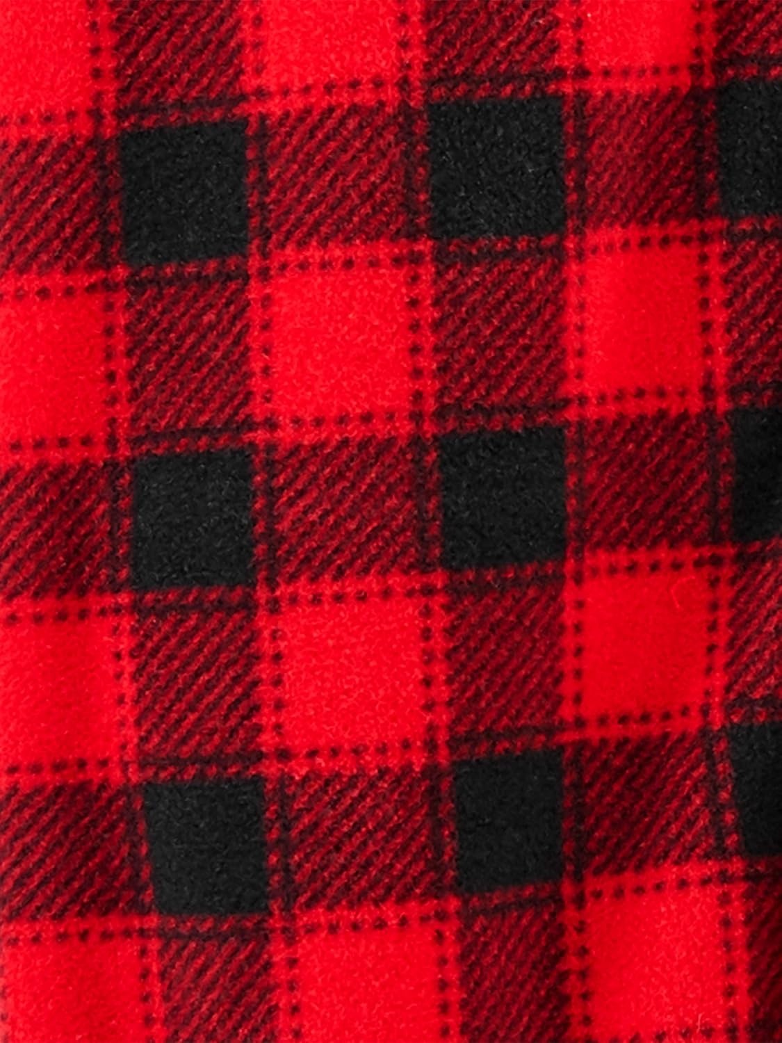 image:imageSimple Joys by Carters Baby In 2pk Fleece Snp Santa TreesBuffalo CheckForest Animals