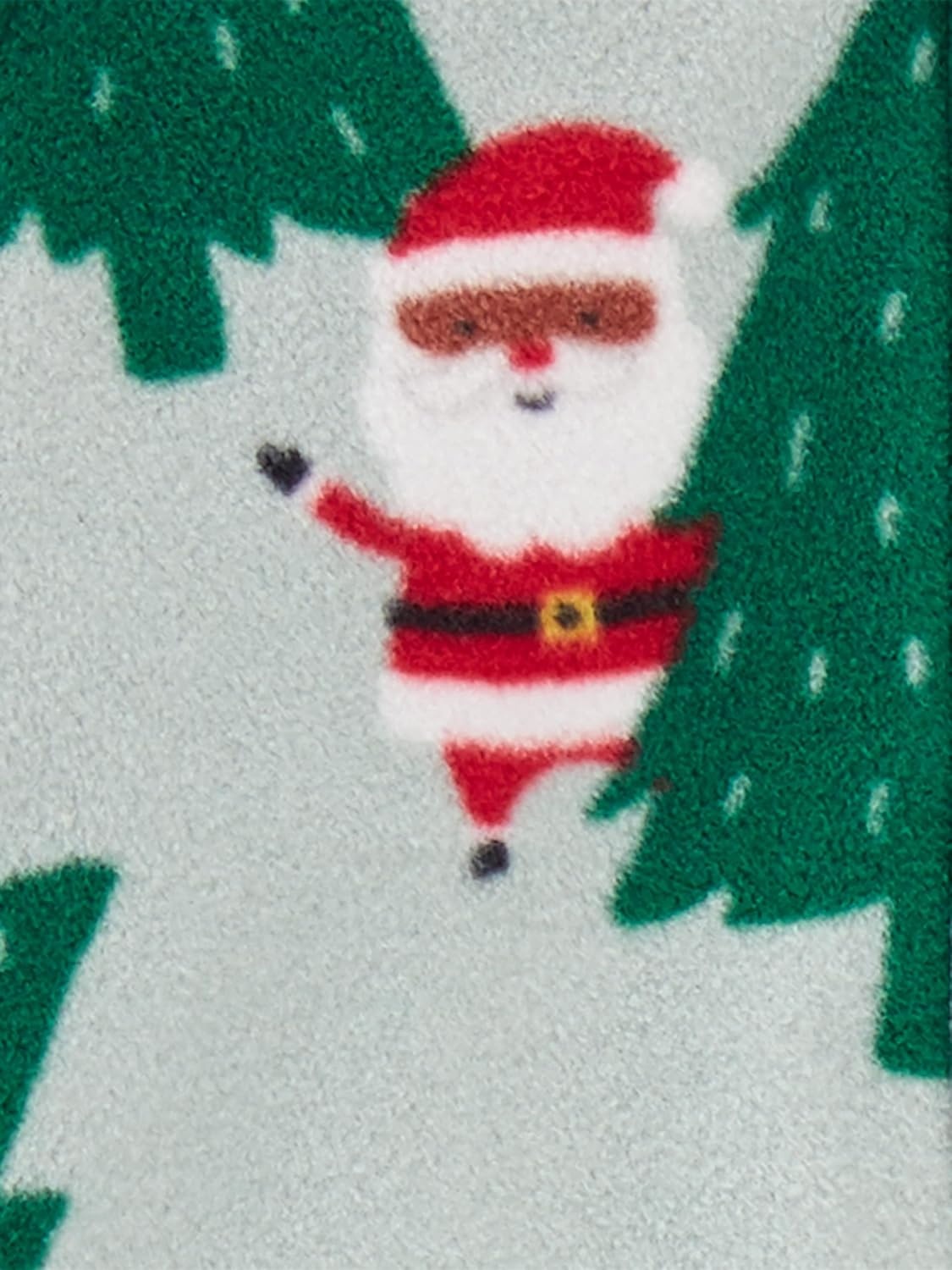 image:imageSimple Joys by Carters Baby In 2pk Fleece Snp Santa TreesGrey SantaChristmas Print