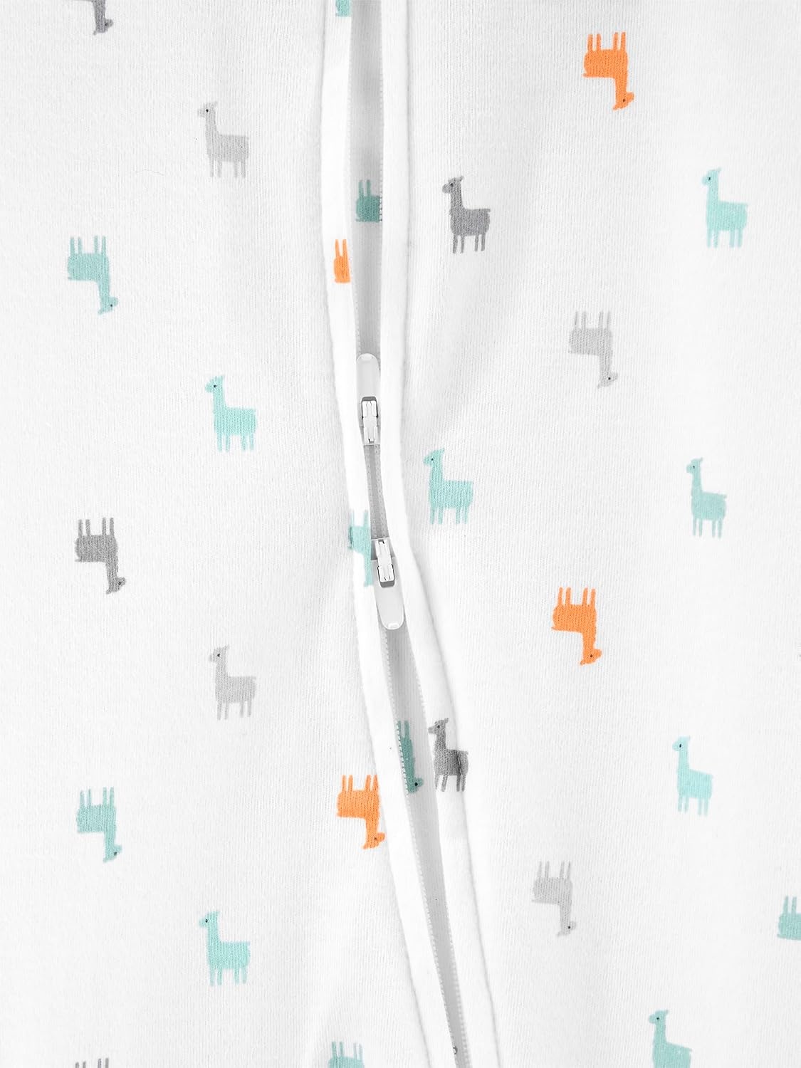 image:imageSimple Joys by Carters Baby Neutral 2pack Cotton Footed Sleep and PlayGrey TurtleWhite Llama