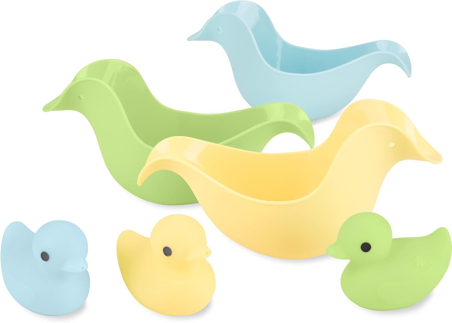 image:imageSimple Joys by Carters Duck Rinse Cups and Squirties Bath Toy BundleDucks