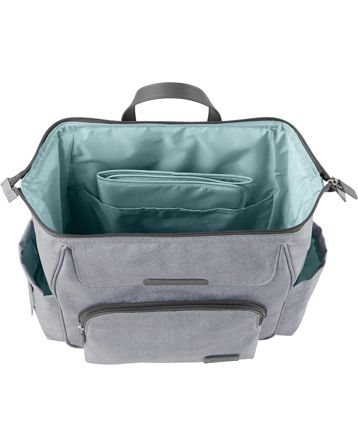 image:imageSimple Joys by Carters Spot On Polka Dot Diaper Backpack One SizeGrey