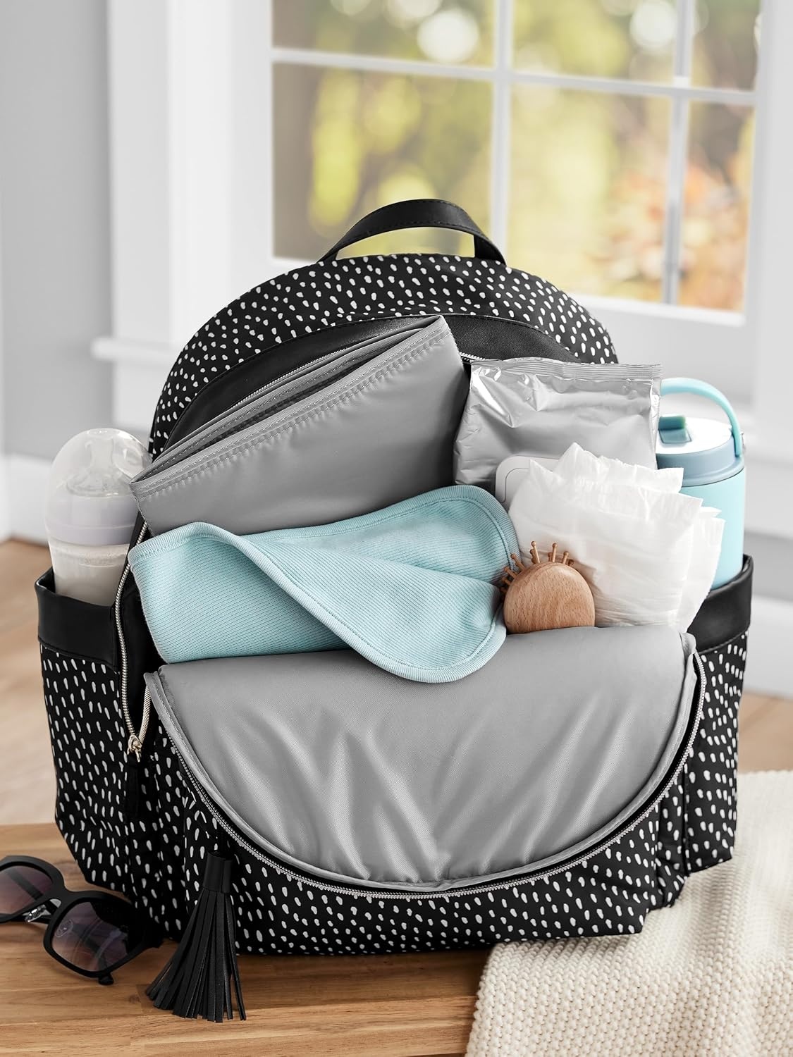 image:imageSimple Joys by Carters Spot On Polka Dot Diaper Backpack One SizePolka Dot