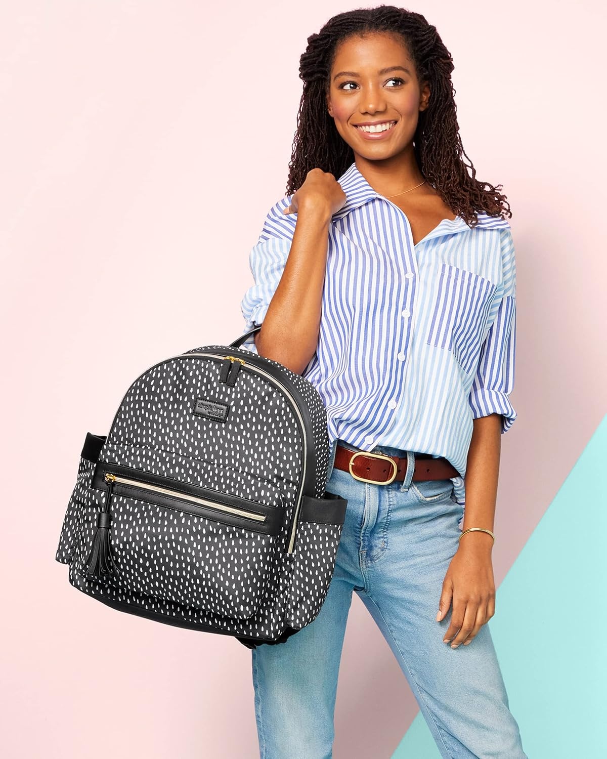 image:imageSimple Joys by Carters Spot On Polka Dot Diaper Backpack One SizePolka Dot
