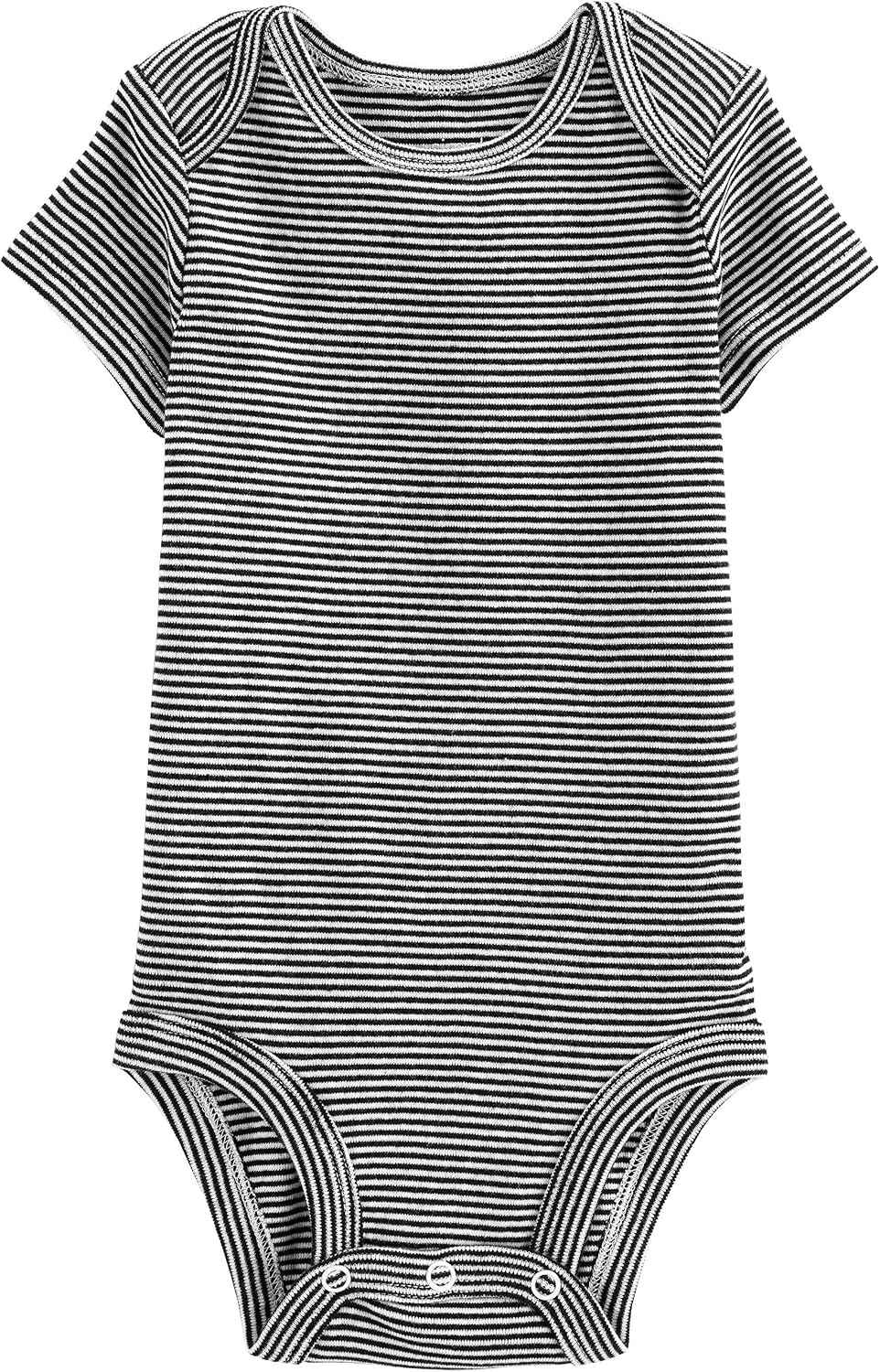 image:imageSimple Joys by Carters Unisex Babies ShortSleeve BodysuitMini Stripe