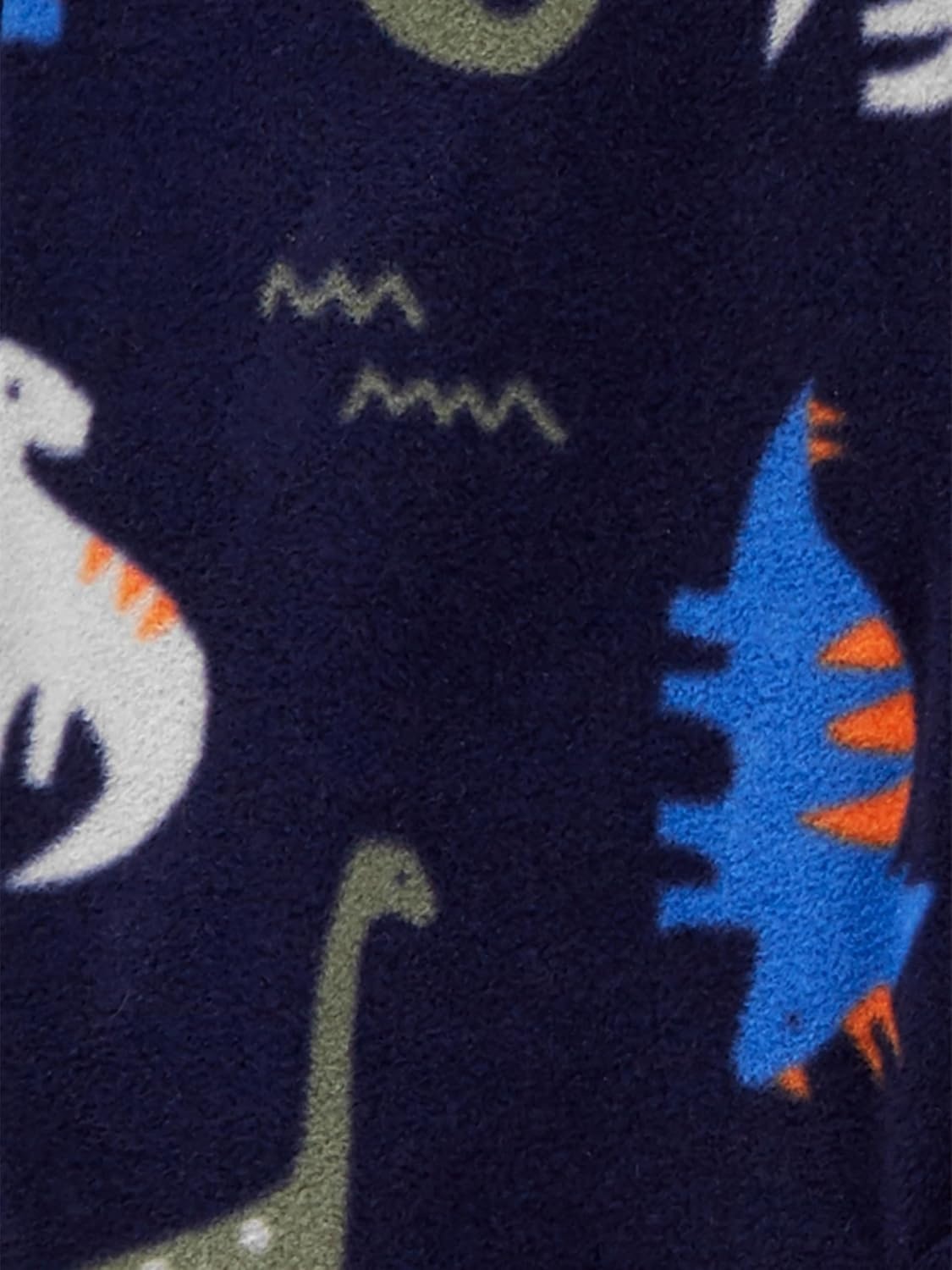 image:imageSimple Joys by Carters Unisex Baby 2pack Neutral Fleece Footed Sleep and PlayBlue DinosaurGrey Stripe