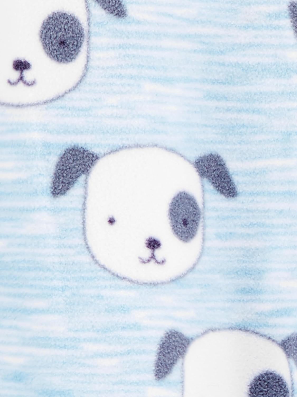 image:imageSimple Joys by Carters Unisex Baby 2pack Neutral Fleece Footed Sleep and PlayLight Blue DogsWhite Stripe