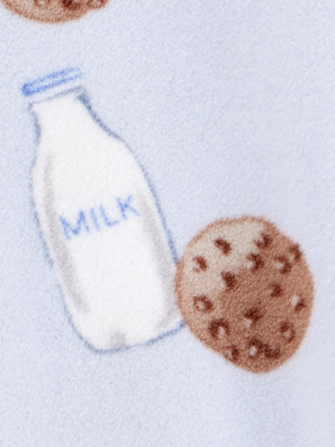 image:imageSimple Joys by Carters Unisex Baby 2pack Neutral Fleece Footed Sleep and PlayMilk and Cookies