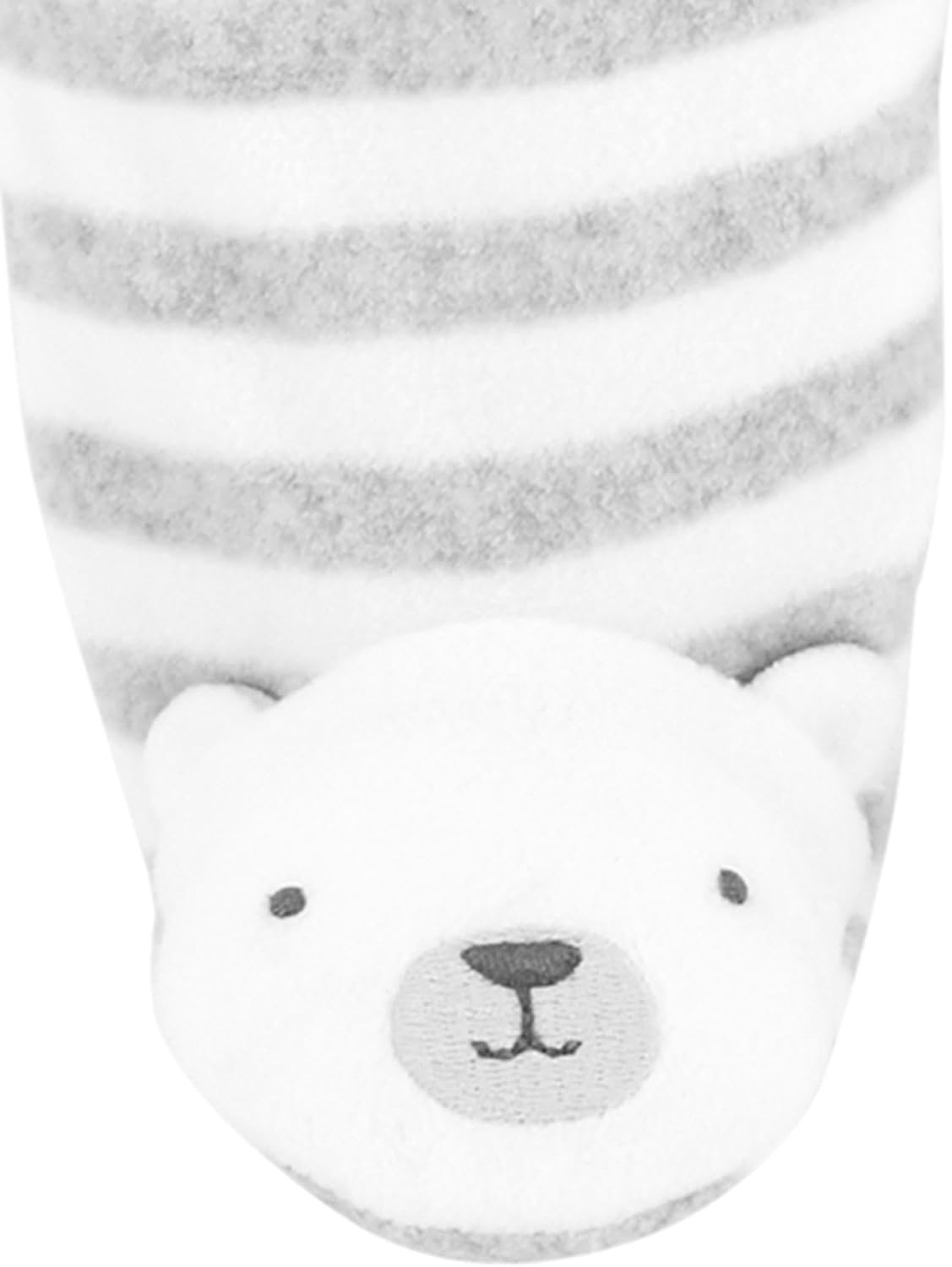 image:imageSimple Joys by Carters Unisex Baby 2pack Neutral Fleece Footed Sleep and PlayPenguinStripe