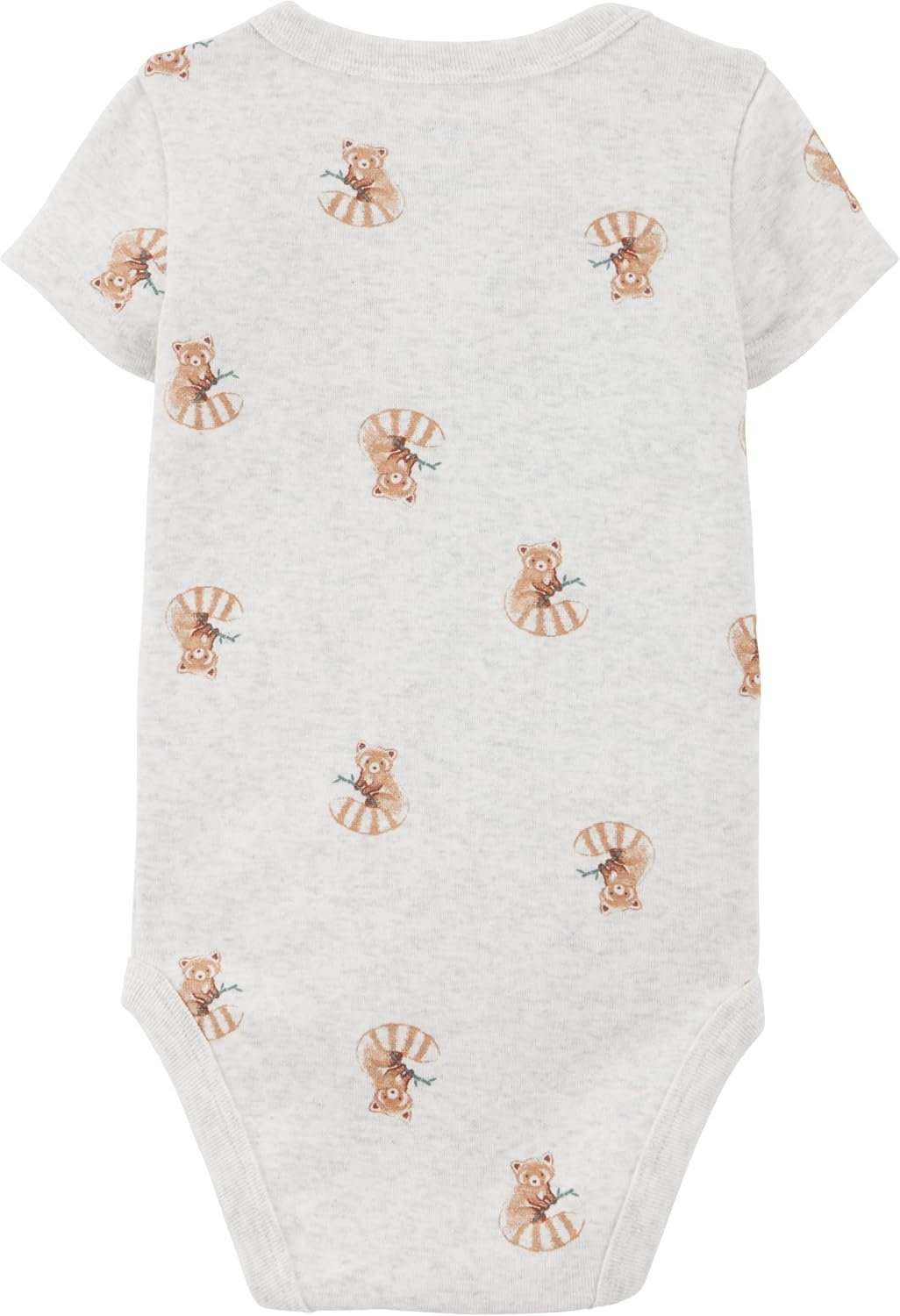 image:imageSimple Joys by Carters Unisex Baby 5pack Side Snap Shortsleeve BodysuitBrown Panda