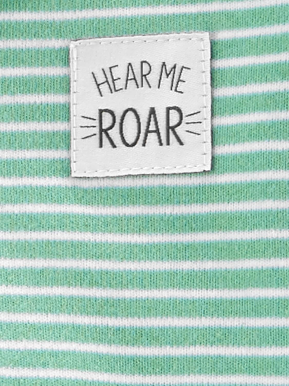 image:imageSimple Joys by Carters babyboys 2way Zip Thermal Footed Sleep and Play Pack of 2Dark Grey DinosaurMint Green Stripe