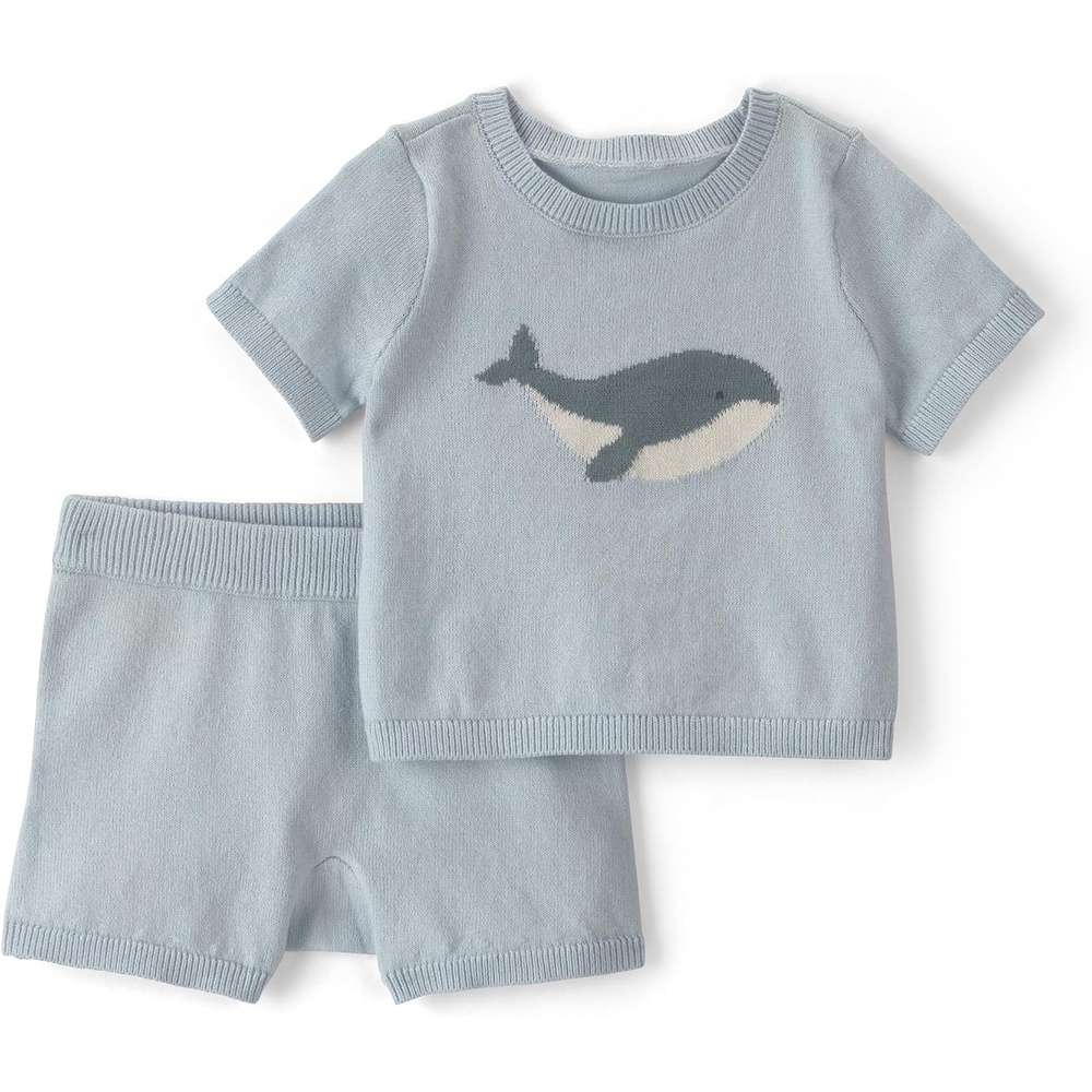 image:imageCarters Baby 2piece Sweater Knit SetBlue