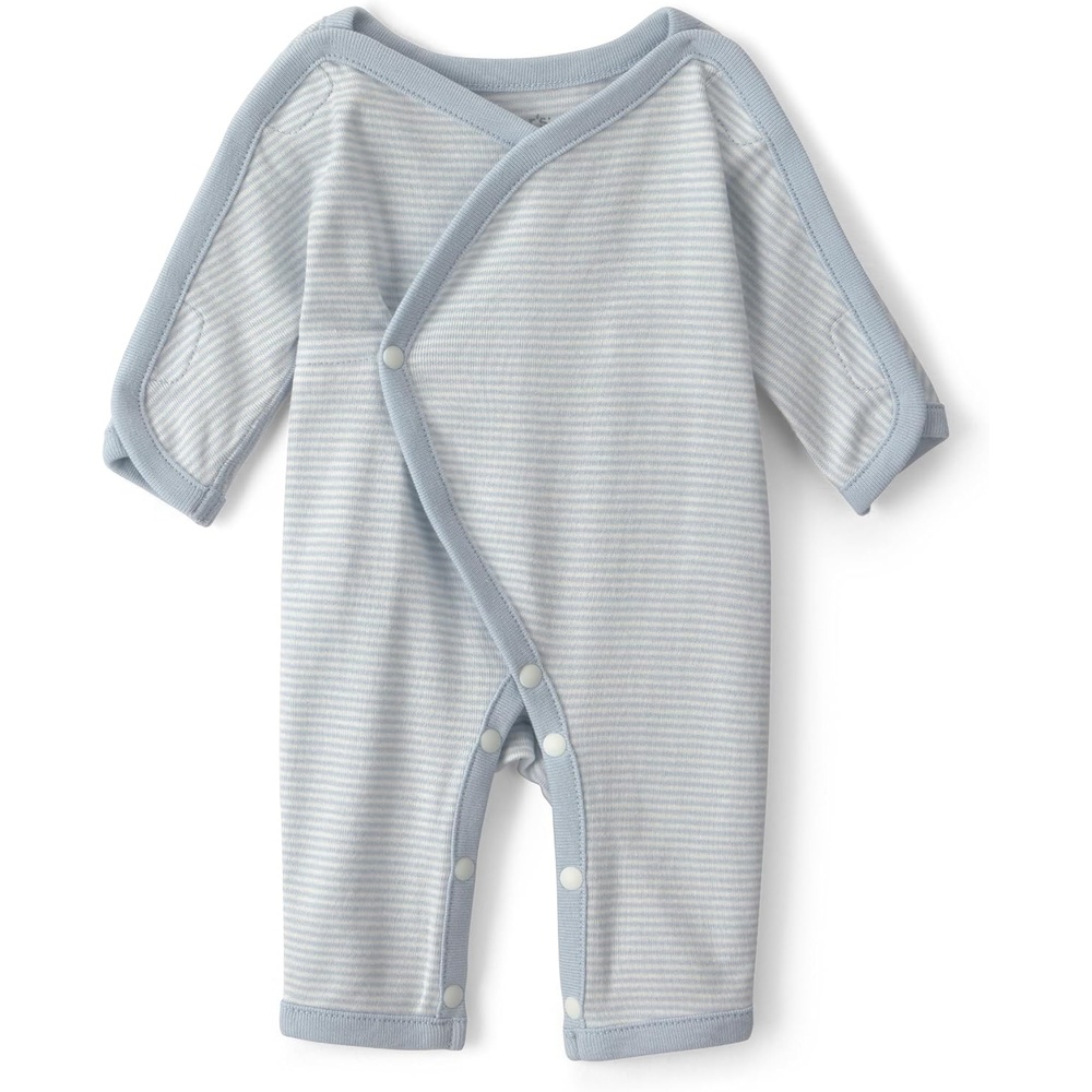 image:imageCarters Baby Boys Nicu JumpsuitBlue Stripe
