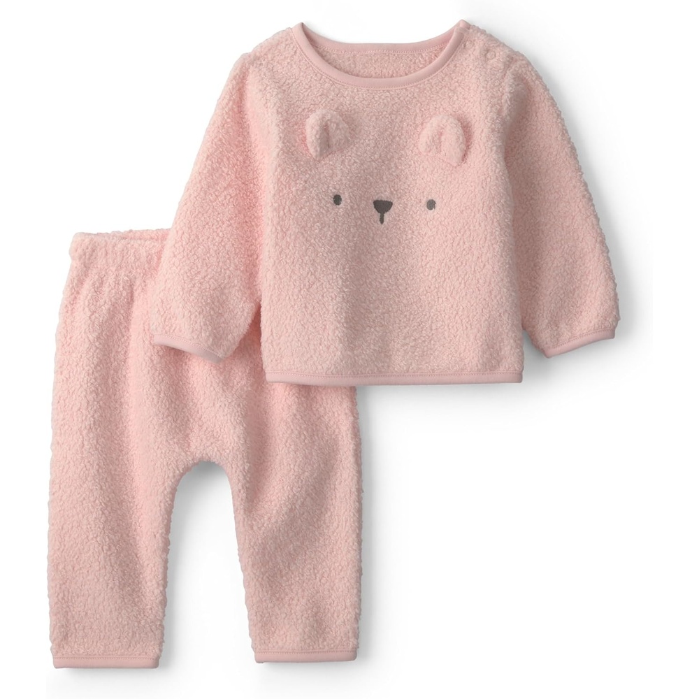 image:imageCarters Baby Girls 2piece Pant SetPink Bear