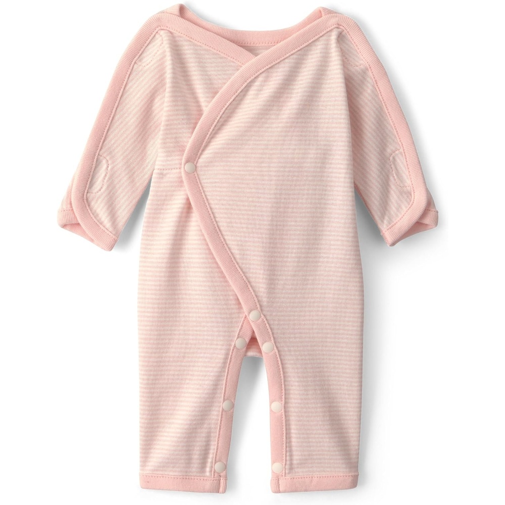 image:imageCarters Baby Girls Nicu JumpsuitPink Stripe