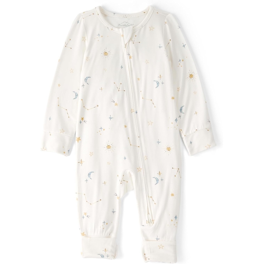image:imageCarters Baby Purelysoft Sleep and Play PajamasConstellation Print