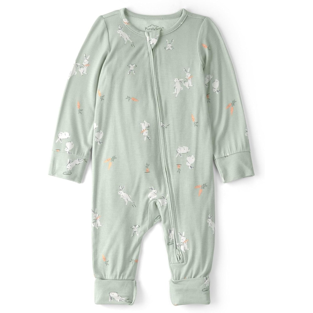 image:imageCarters Baby Purelysoft Sleep and Play PajamasEaster Bunny