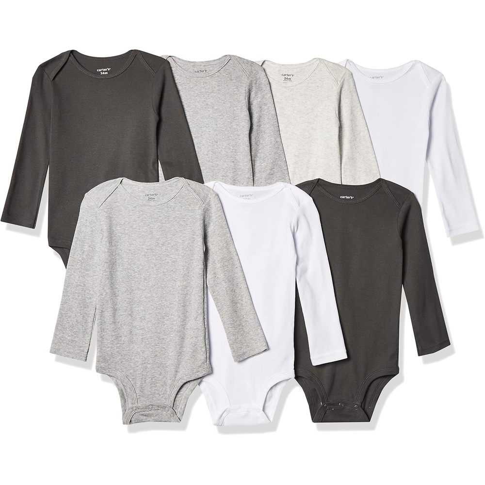 image:imageCarters Baby ShirtWhiteGrey