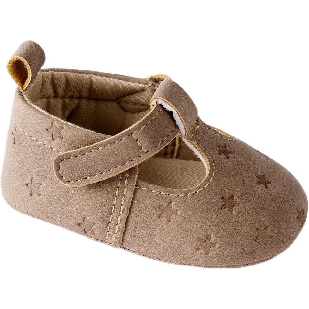 image:imageCarters Baby amp Infant Mary Jane Flats for GirlsBrown Stars