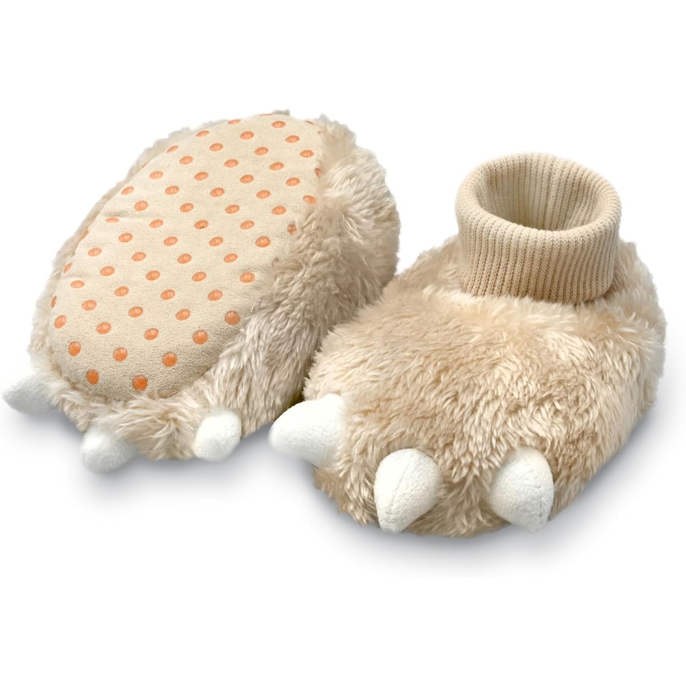 image:imageCarters Baby amp Toddler Claw Slipper Cozy AntiSlip Bootie for BabiesSand