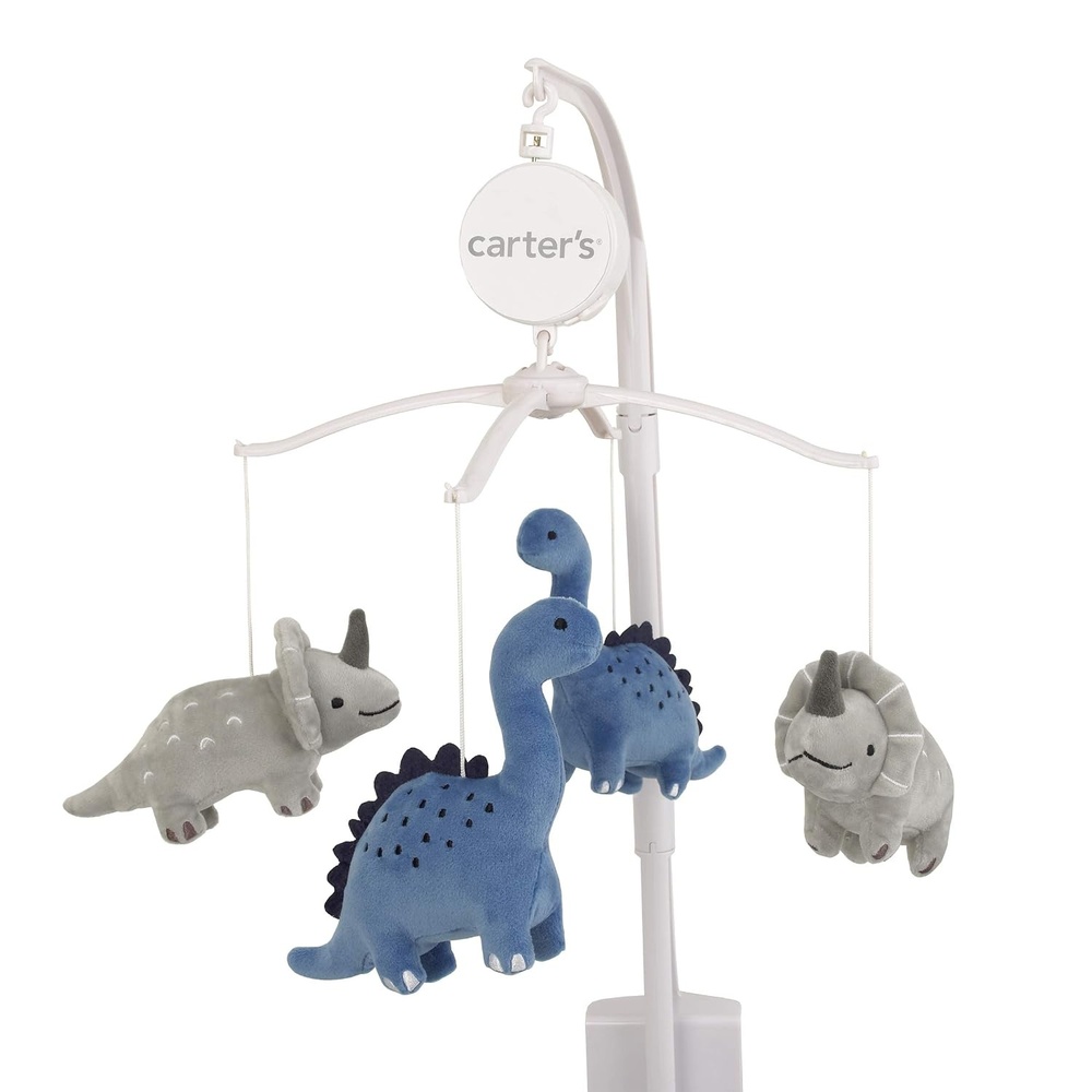 image:imageCarters Dino Adventure Gray and Blue Musical MobileGrey Blue