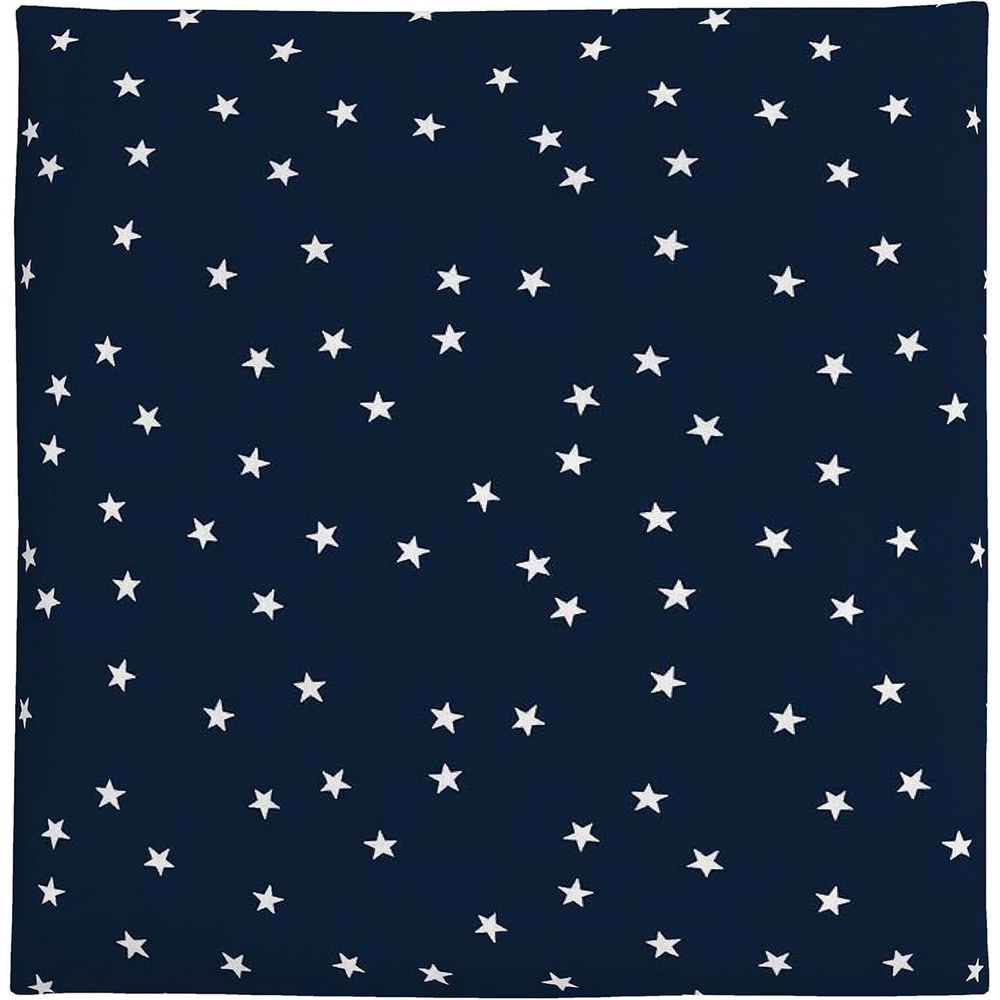 image:imageCarters Navy wWhite Stars Crib SheetStars NavyWhite