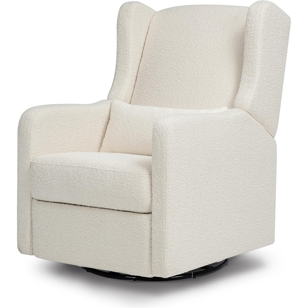 image:imageCarters by DaVinci Arlo Recliner Performance Charcoal LinenIvory Boucle