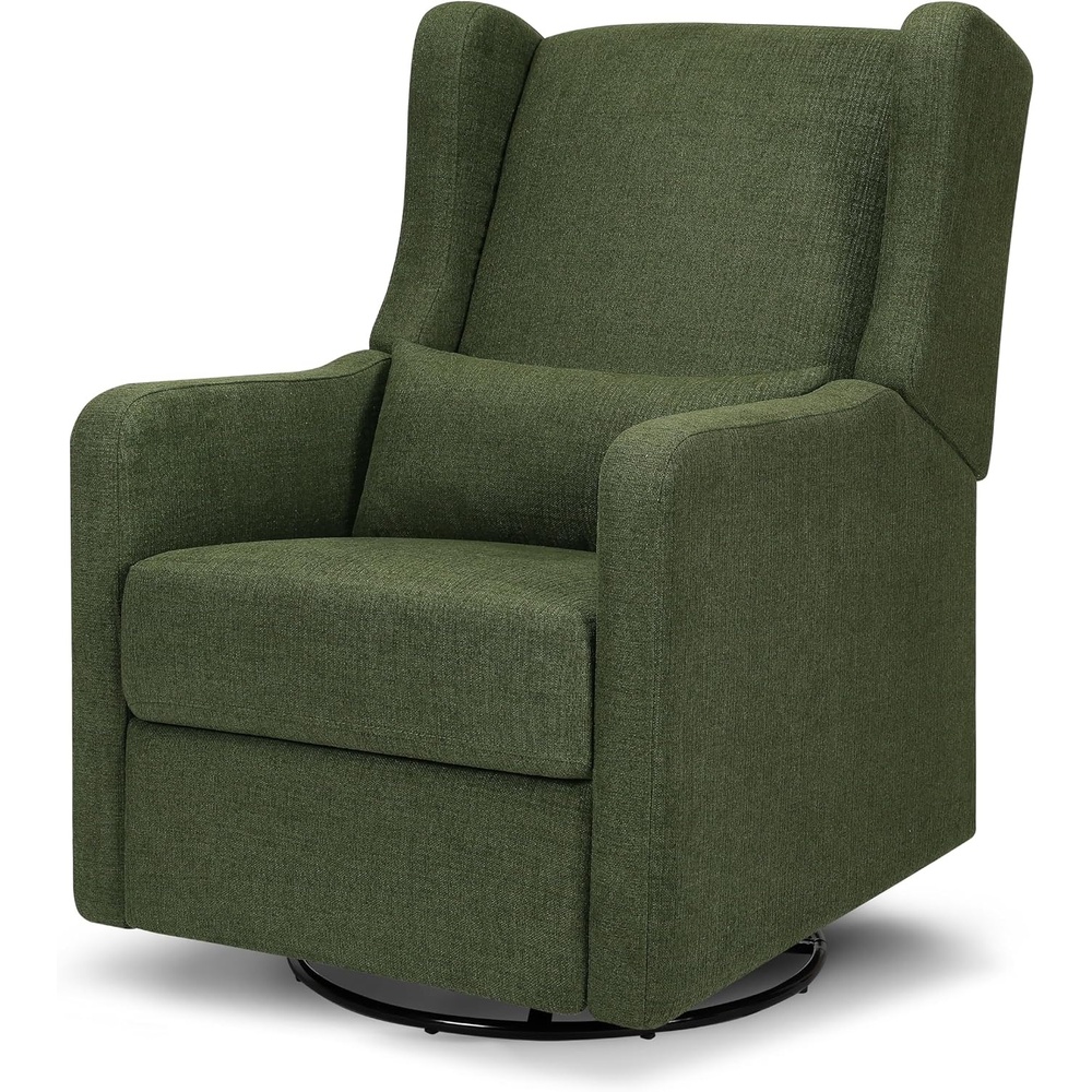 image:imageCarters by DaVinci Arlo Recliner Performance Charcoal LinenPerformance Forest Green Linen