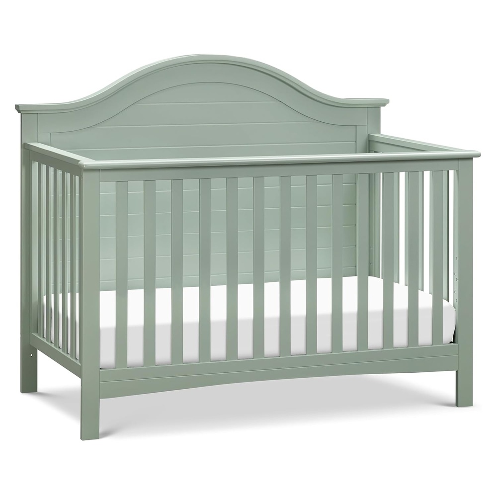 image:imageCarters by Davinci Nolan 4in1 Convertible Crib in Chestnut Greenguard Gold CertifiedLight Sage