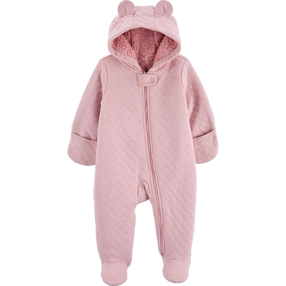 image:imageSimple Joys Kids Pram Ivory Bear OuterwearPink